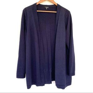 Talbots open cardigan, straight out & loose fitting, plus size X